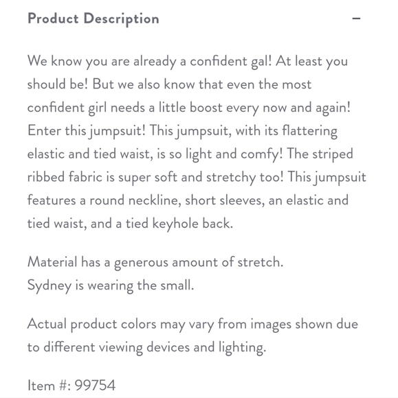 FREE MARKET Feeling Confident Blush Pink Ribbed Jumpsuit, Soft, Comfy, Size S - Picture 3 of 7